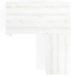 Mesa de escritorio en L con cajones Delta, estructura blanca, ala pedestal metal