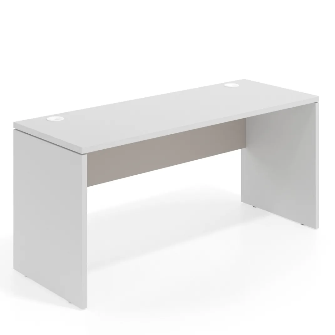 Mesa de Escritorio Estrecha Work Plus fondo 60 estructura blanco mate