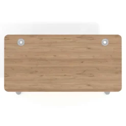 Mesa de Escritorio pata en T, fondo 68cm, estructura aluminio, sobre ergonómico