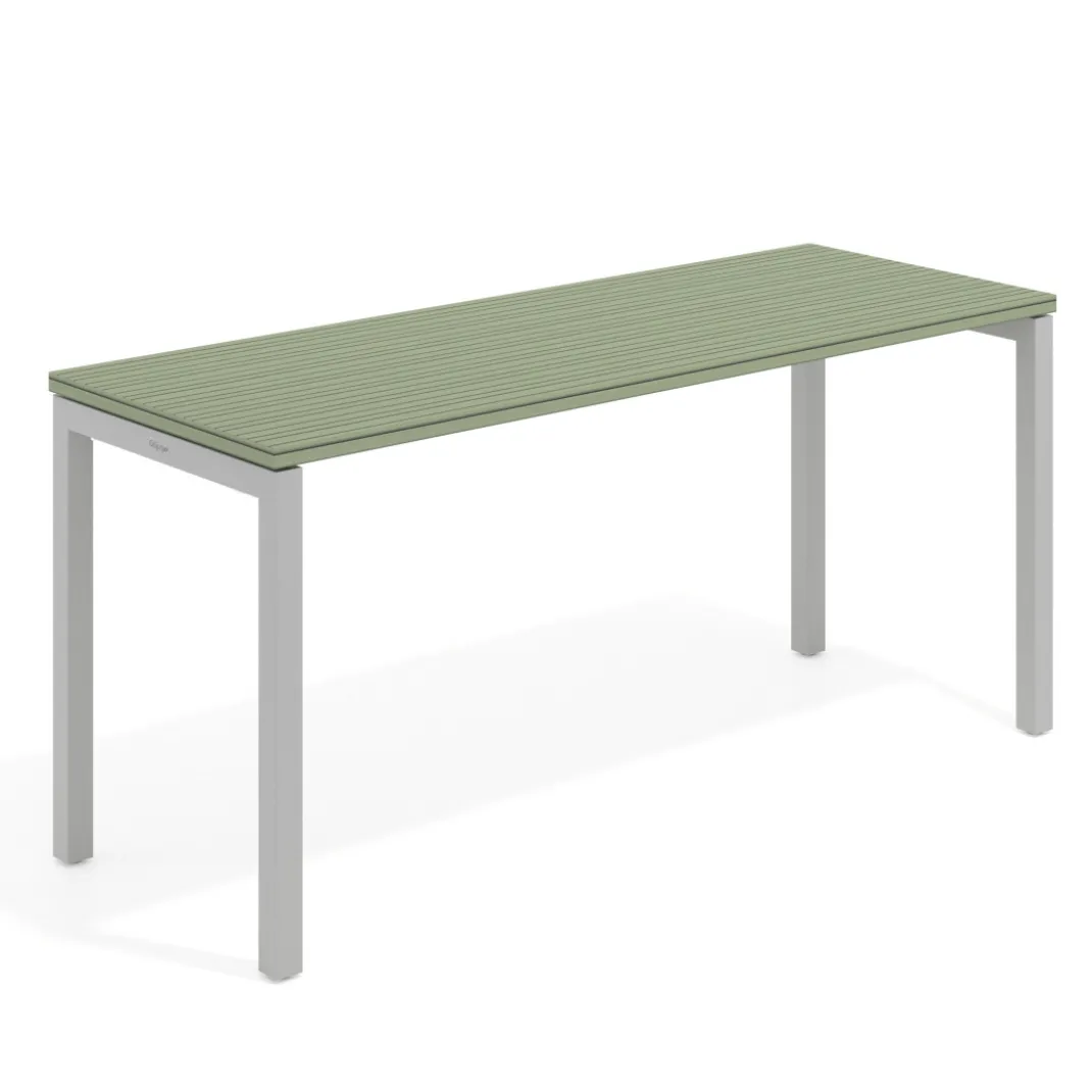 Mesa de escritorio pequeña Kube fondo 60cm estructura aluminio