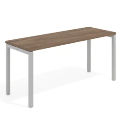 Mesa de escritorio pequeña Kube fondo 60cm estructura aluminio