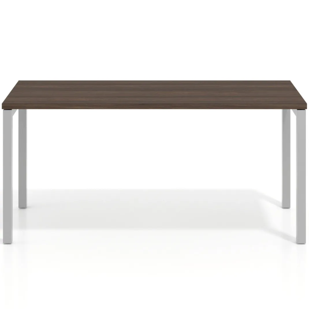Mesa de escritorio pequeña Kube fondo 60cm estructura aluminio