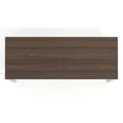 Mesa de escritorio pequeña Kube fondo 60cm estructura aluminio
