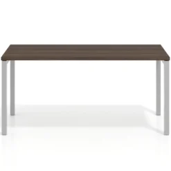 Mesa de escritorio pequeña Kube fondo 60cm estructura aluminio
