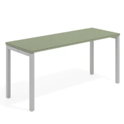 Mesa de escritorio pequeña Kube fondo 60cm estructura aluminio