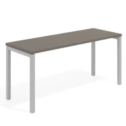 Mesa de escritorio pequeña Kube fondo 60cm estructura aluminio