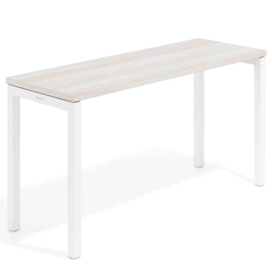 Mesa de formación fondo 50cm Kube estructura blanco