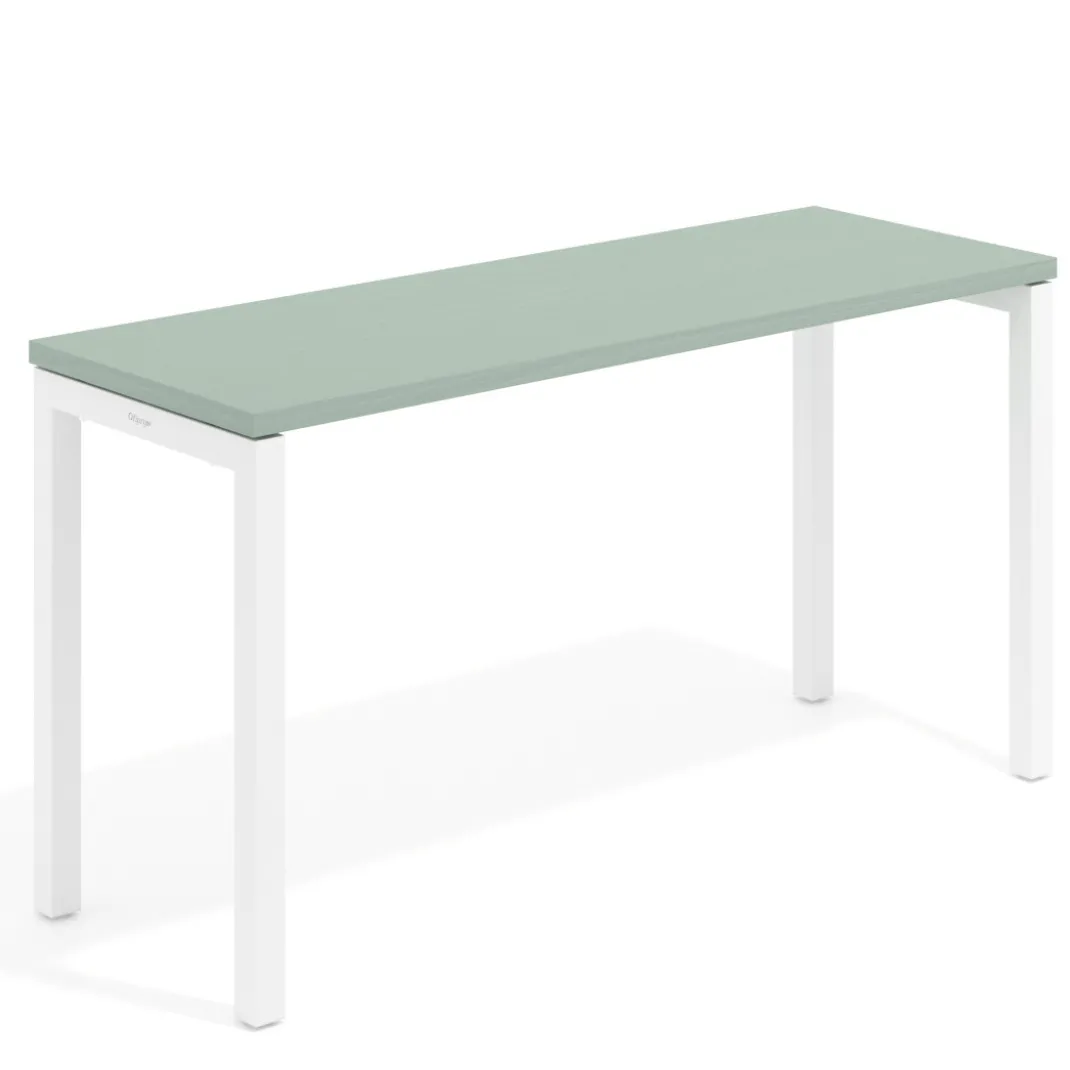 Mesa de formación fondo 50cm Kube estructura blanco