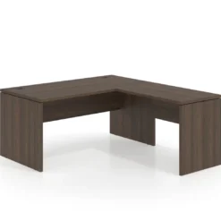 Mesa de Oficina en L Work Plus fondo 80 diseño monocolor