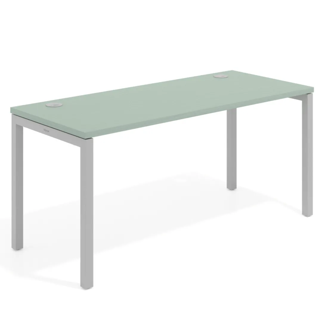 Mesa de oficina Kube fondo 68cm estructura aluminio