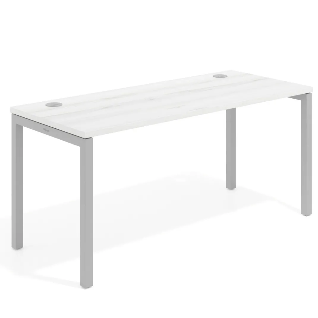 Mesa de oficina Kube fondo 68cm estructura aluminio
