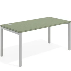 Mesa de oficina Kube fondo 80cm estructura aluminio