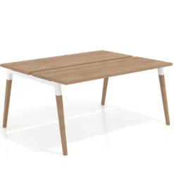 Mesa de oficina multipuesto Arki para 2 personas fondo 126 cm