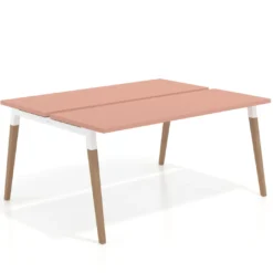 Mesa de oficina multipuesto Arki para 2 personas fondo 126 cm