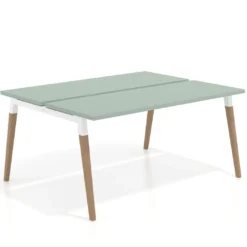 Mesa de oficina multipuesto Arki para 2 personas fondo 126 cm