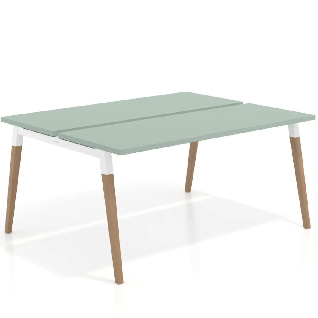 Mesa de oficina multipuesto Arki para 2 personas fondo 126 cm