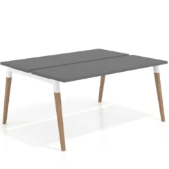 Mesa de oficina multipuesto Arki para 2 personas fondo 126 cm