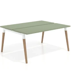 Mesa de oficina multipuesto Arki para 2 personas fondo 126 cm
