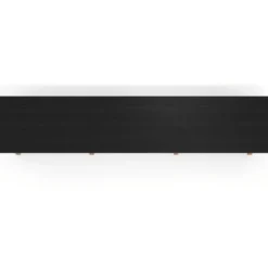 Mesa de oficina progresiva UvePro triple, fondo 100cm, estructura negra, patas de madera