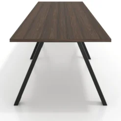 Mesa de oficina progresiva UvePro doble, fondo 100cm, estructura negra