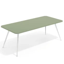 Mesa de oficina Tekno fondo 100, patas aluminio inyectado, estructura cromada