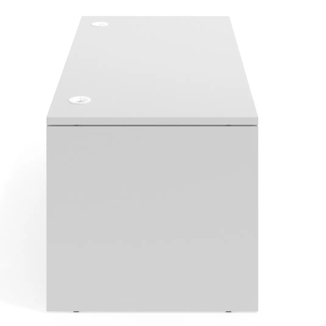 Mesa de Oficina Work Plus fondo 80 estructura blanco mate