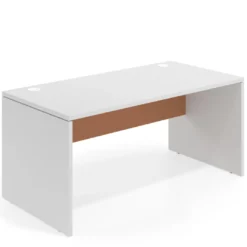 Mesa de Oficina Work Plus fondo 80 estructura blanco mate