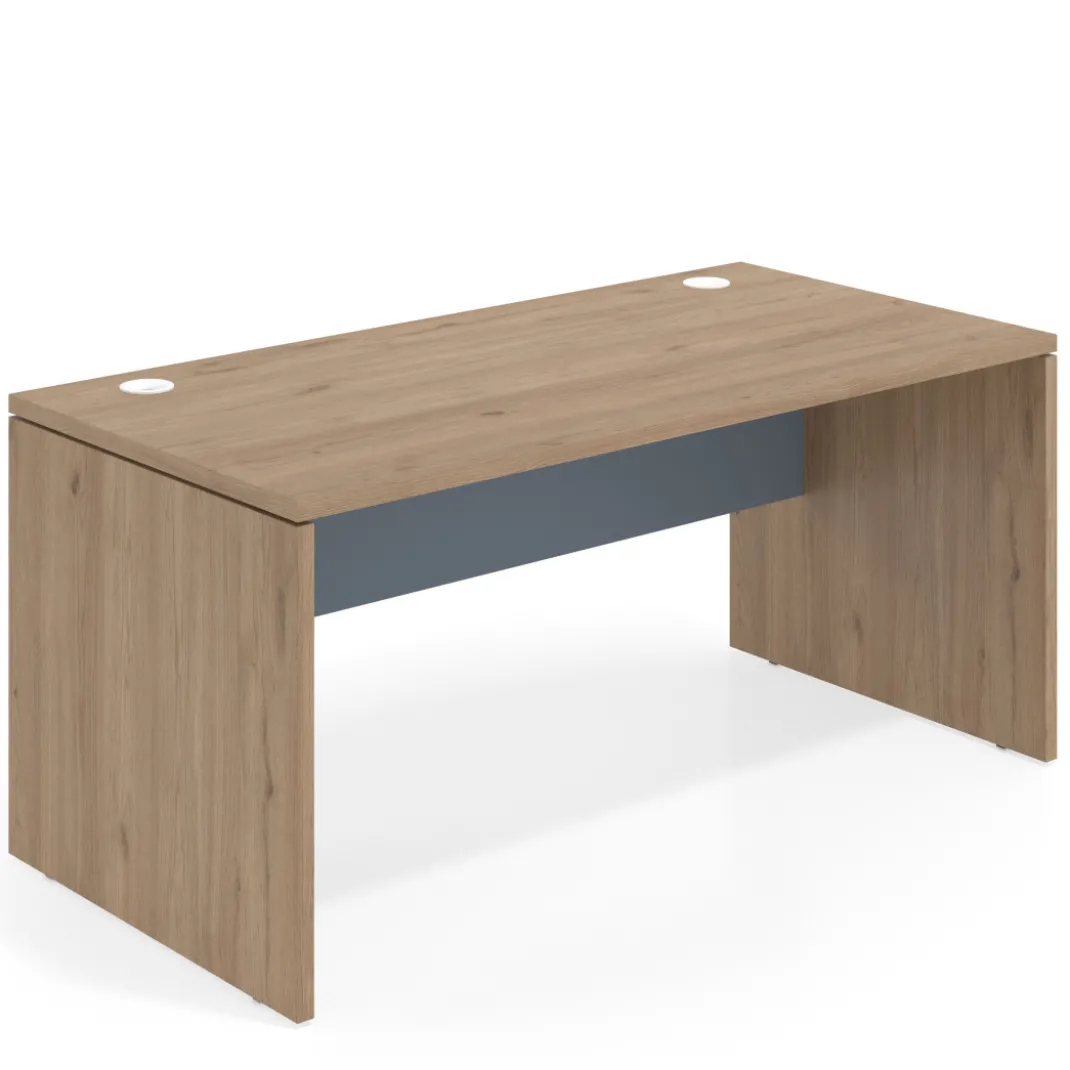Mesa de Oficina Work Plus fondo 80 estructura naturale