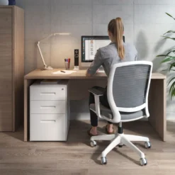 Mesa de Oficina Work Plus fondo 68 diseño monocolor