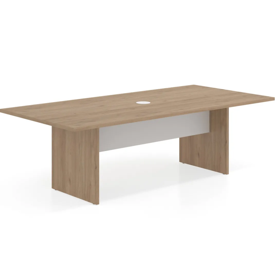 Mesa de Reuniones Rectangular Work Plus estructura naturale
