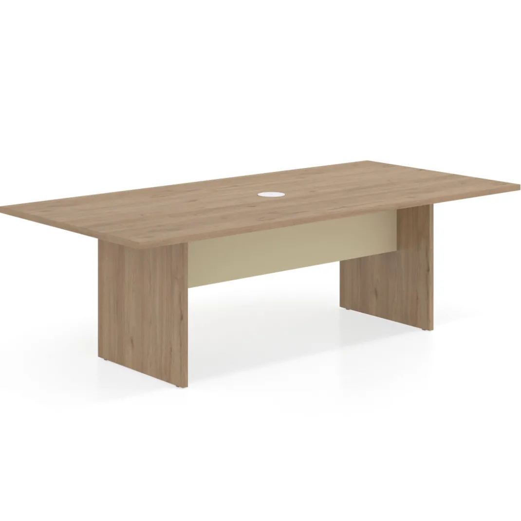 Mesa de Reuniones Rectangular Work Plus estructura naturale