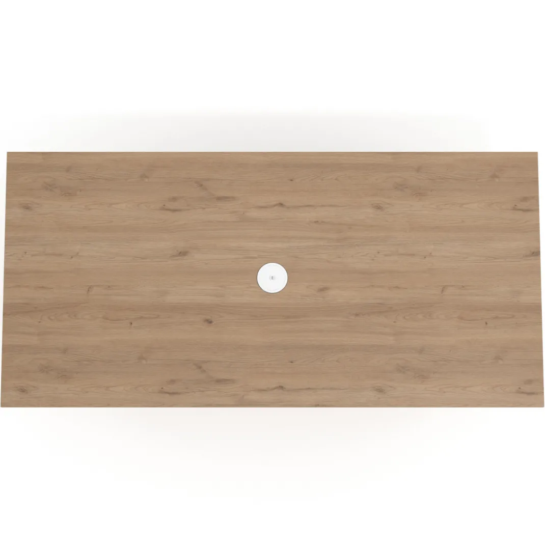 Mesa de Reuniones Rectangular Work Plus diseño monocolor