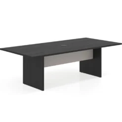 Mesa de Reuniones Rectangular Work Plus estructura bocamina