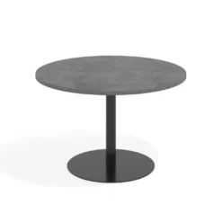 Mesa de Reuniones Redonda Atrium estructura negra