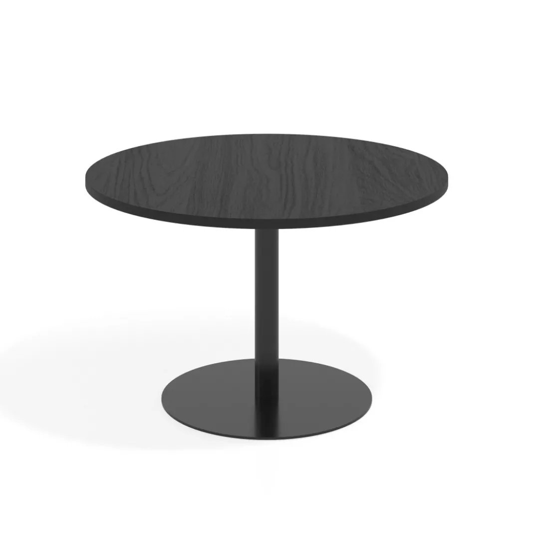 Mesa de Reuniones Redonda Atrium estructura negra