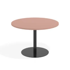 Mesa de Reuniones Redonda Atrium estructura negra
