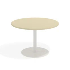 Mesa de Reuniones Redonda Atrium estructura blanca
