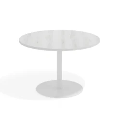 Mesa de Reuniones Redonda Atrium estructura blanca