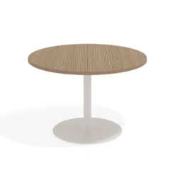 Mesa de Reuniones Redonda Atrium estructura blanca