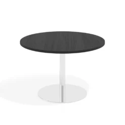Mesa de Reuniones Redonda Atrium estructura cromada