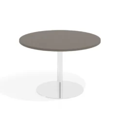Mesa de Reuniones Redonda Atrium estructura cromada