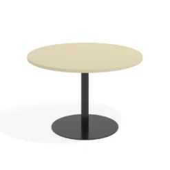 Mesa de Reuniones Redonda Atrium estructura negra
