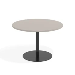 Mesa de Reuniones Redonda Atrium estructura negra
