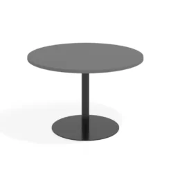 Mesa de Reuniones Redonda Atrium estructura negra