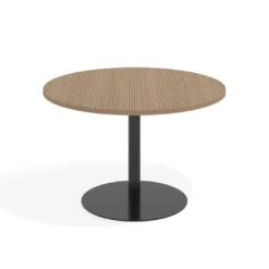 Mesa de Reuniones Redonda Atrium estructura negra