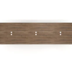 Mesa de reuniones triple Kube, encimera continua, fondo 142 cm, estructura blanca