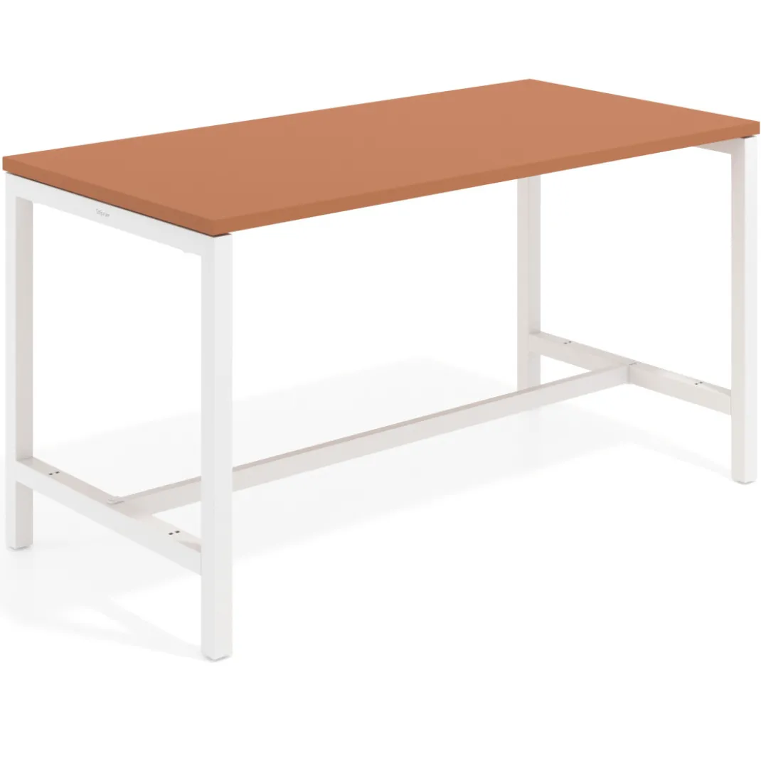 Mesa de trabajo expositor Kube estructura blanca