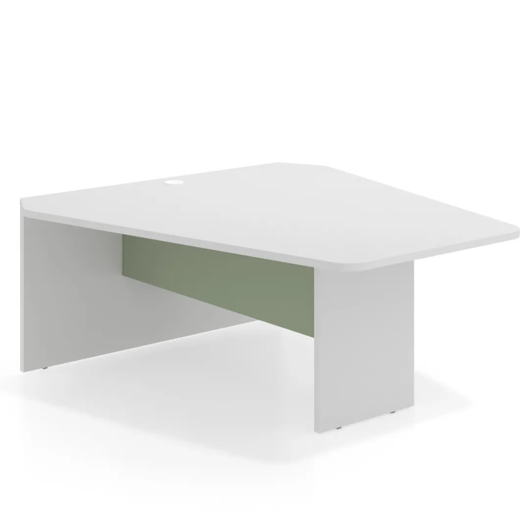 Mesa de Videoconferencias WorkPlus estructura blanco mate