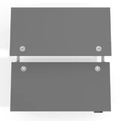 Mesa Multipuesto Elevable eléctrica Erghos Motion estructura aluminio canto recto