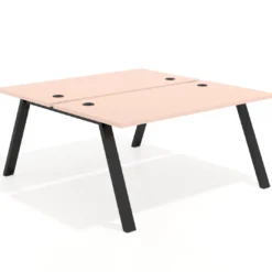 Mesa multipuesto UvePro Bench fondo 166 cm, estructura negra